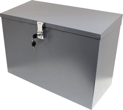 lockable metal storage boxes